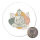Magnet Buddha Buddhismus 59mm Kühlschrankmagnet