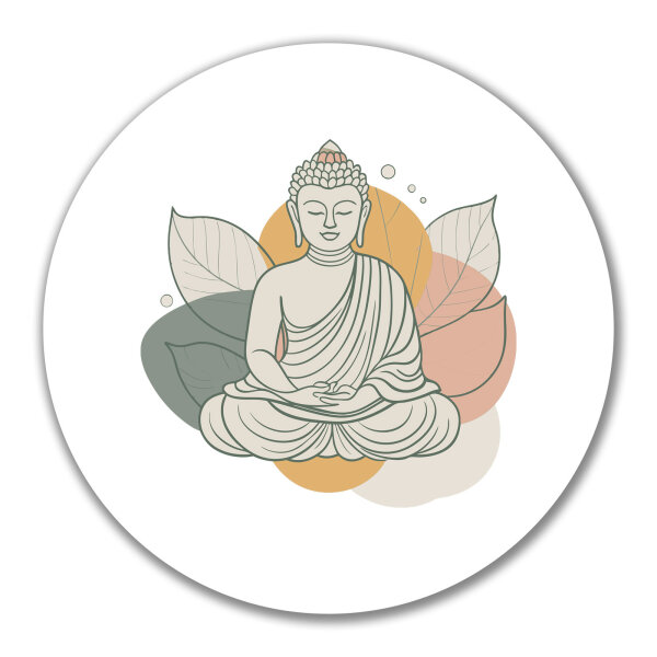 Aufkleber Buddha Buddhismus 10cm