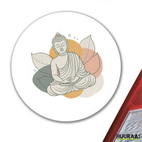Aufkleber Buddha Buddhismus 10cm