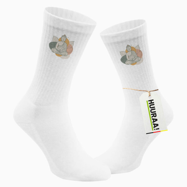 Unisex Socken Buddha Buddhismus Baumwolle