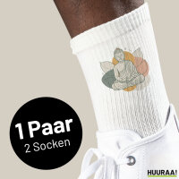 Unisex Socken Buddha Buddhismus Baumwolle