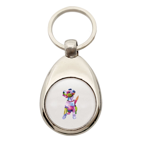 Schlüsselanhänger Fox Terrier Colorful