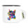 Emaille Tasse Katze Colorful 300ml Vintage Emaille Becher