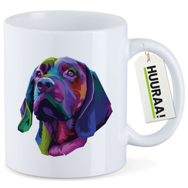 Kaffeetasse Labrador Colorful 330ml