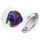 Button Labrador Colorful rund