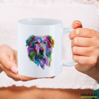 Kaffeetasse Golden Retriever Colorful 330ml