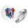 Button Golden Retriever Colorful rund