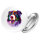 Button Border Collie Colorful