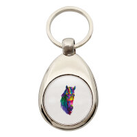 Schlüsselanhänger Pferdekopf Colorful