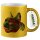 Glitzertasse Mops Colorful 330ml
