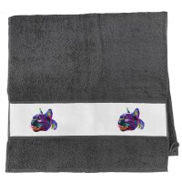 Handtuch Mops Colorful 50x100cm