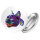 Button Mops Colorful rund