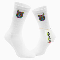 Unisex Socken Tiger Kopf Colorful Baumwolle