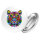 Button Tiger Kopf Colorful