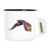 Emaille Tasse Adler Colorful 300ml Vintage