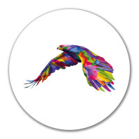 Aufkleber Adler Colorful 10cm rund