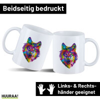 Kaffeetasse Wolf Colorful 330ml