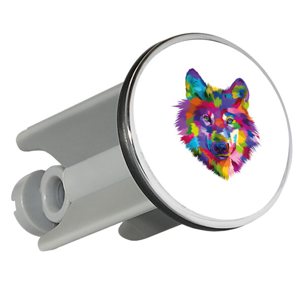 Waschbeckenstöpsel Wolf Colorful 4cm Abflussstopfen