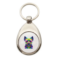 Schlüsselanhänger Yorkshire Terrier Colorful