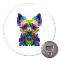 Magnet Yorkshire Terrier Colorful 59mm...