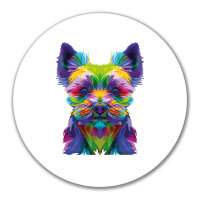 Aufkleber Yorkshire Terrier Colorful 10cm
