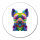 Aufkleber Yorkshire Terrier Colorful 10cm