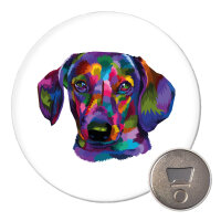 Magnet Dackel Colorful 59mm Kühlschrankmagnet...