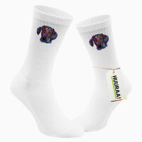 Unisex Socken Dackel Colorful Größe 37/46...