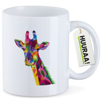 Kaffeetasse Giraffe Colorful 330ml