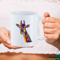 Kaffeetasse Giraffe Colorful 330ml