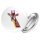 Button Giraffe Colorful