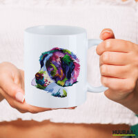 Kaffeetasse Bernhardiner Colorful 330ml