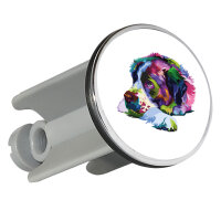 Waschbeckenstöpsel Bernhardiner Colorful 4cm...