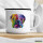 Emaille Tasse Englische Bulldogge Colorful 300ml Vintage