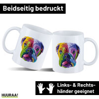 Kaffeetasse Englische Bulldogge Colorful 330ml