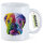 Kaffeetasse Englische Bulldogge Colorful 330ml