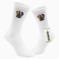 Unisex Socken Englische Bulldogge Colorful...
