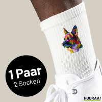 Unisex Socken Deutscher Schäferhund Colorful...