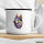 Emaille Tasse Husky Colorful 300ml Vintage Emaille Becher