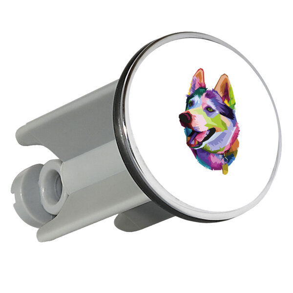 Waschbeckenstöpsel Husky Colorful 4cm Abflussstopfen