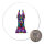 Magnet Doberman Colorful 59mm Kühlschrankmagnet