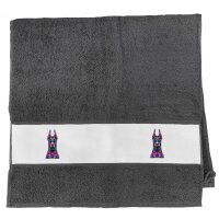 Handtuch Doberman Colorful 50x100cm