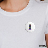 Button Doberman Colorful rund