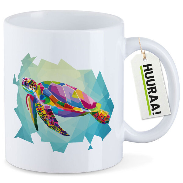 Kaffeetasse Wasserschildkröte Colorful 330ml