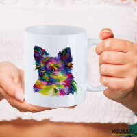 Kaffeetasse Chihuahua Colorful 330ml