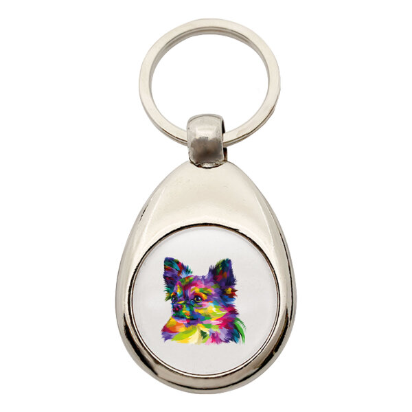 Schlüsselanhänger Chihuahua Colorful