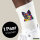 Unisex Socken Chihuahua Colorful Größe 37/46 White Motiv Tennissocken