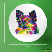 Button Chihuahua Colorful