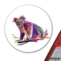 Aufkleber Koala Colorful 10cm