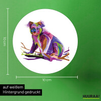 Aufkleber Koala Colorful 10cm